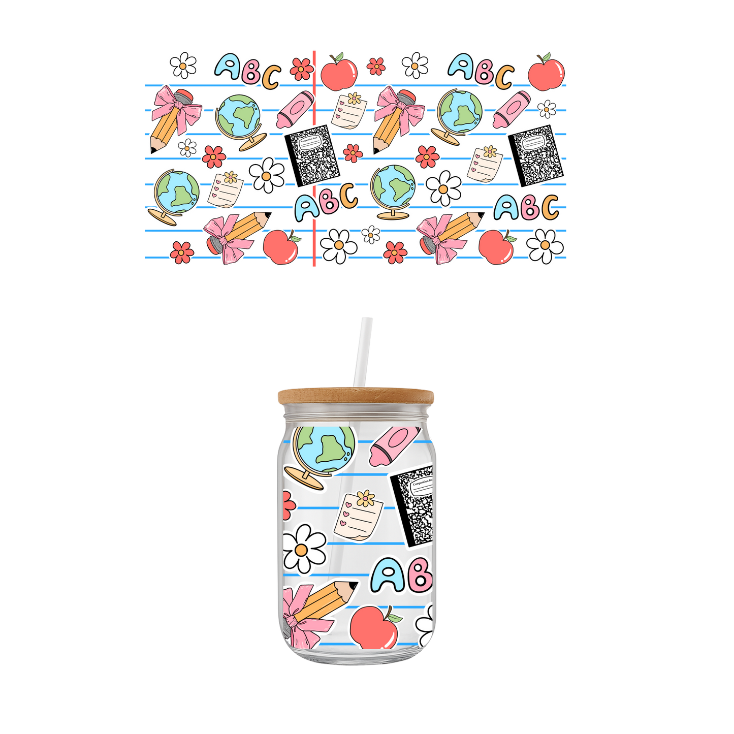 Teacher-Inspired Glass Libby Cup