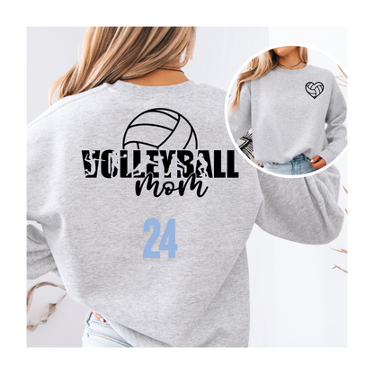 Love for My Favorite Volleyball Player Crewneck