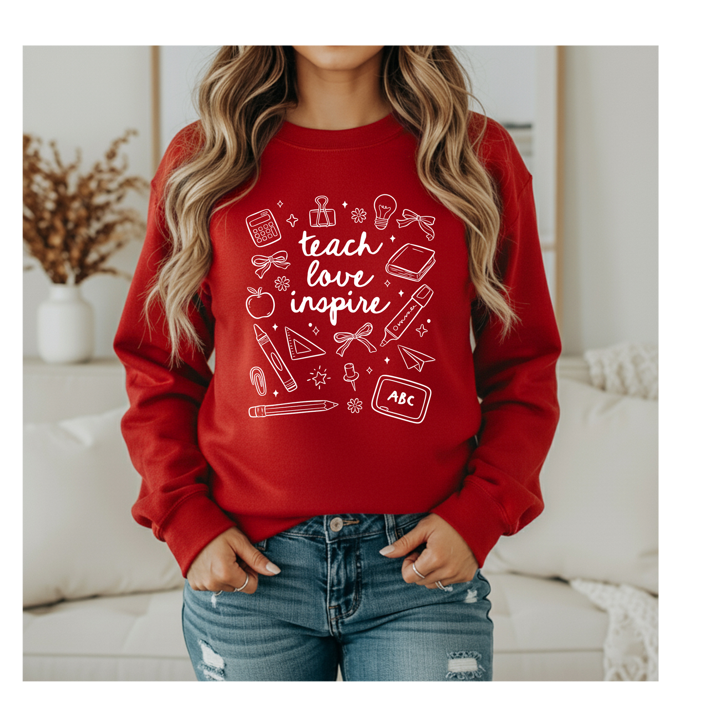 Teach, Love, Inspire Crewneck