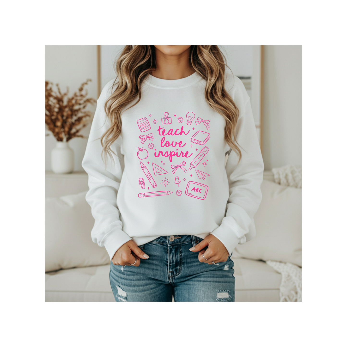 Teach, Love, Inspire Crewneck
