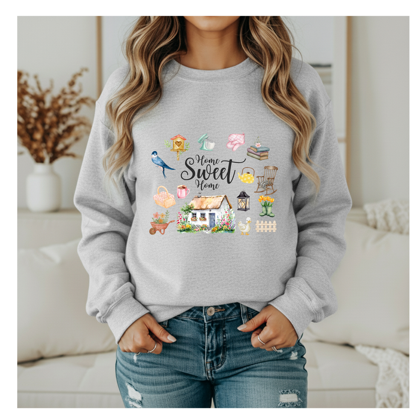 Home Sweet Home Cozy Crewneck