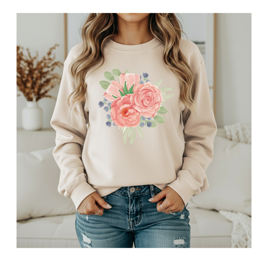 Floral Charm Crewneck