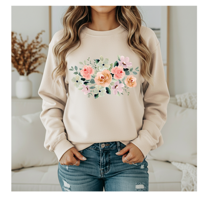 Floral Charm Crewneck