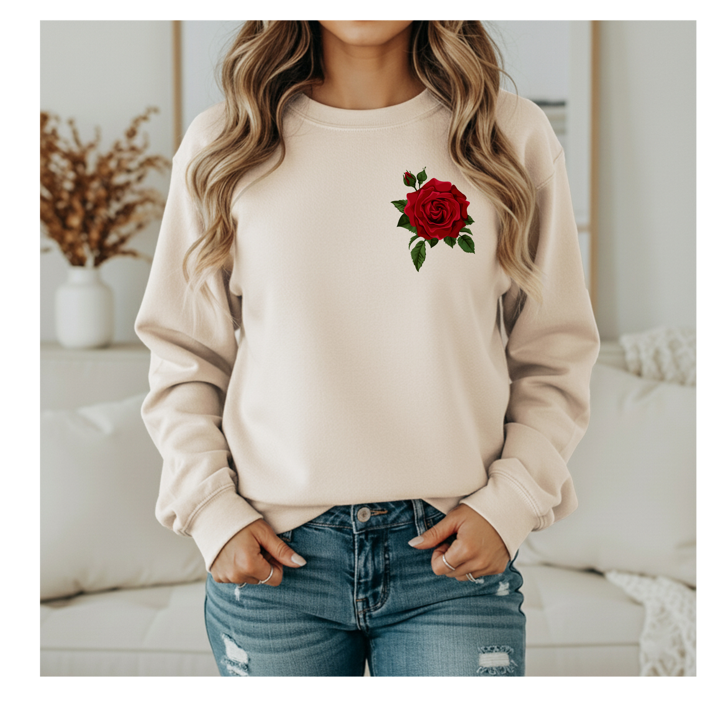 Floral Charm Crewneck