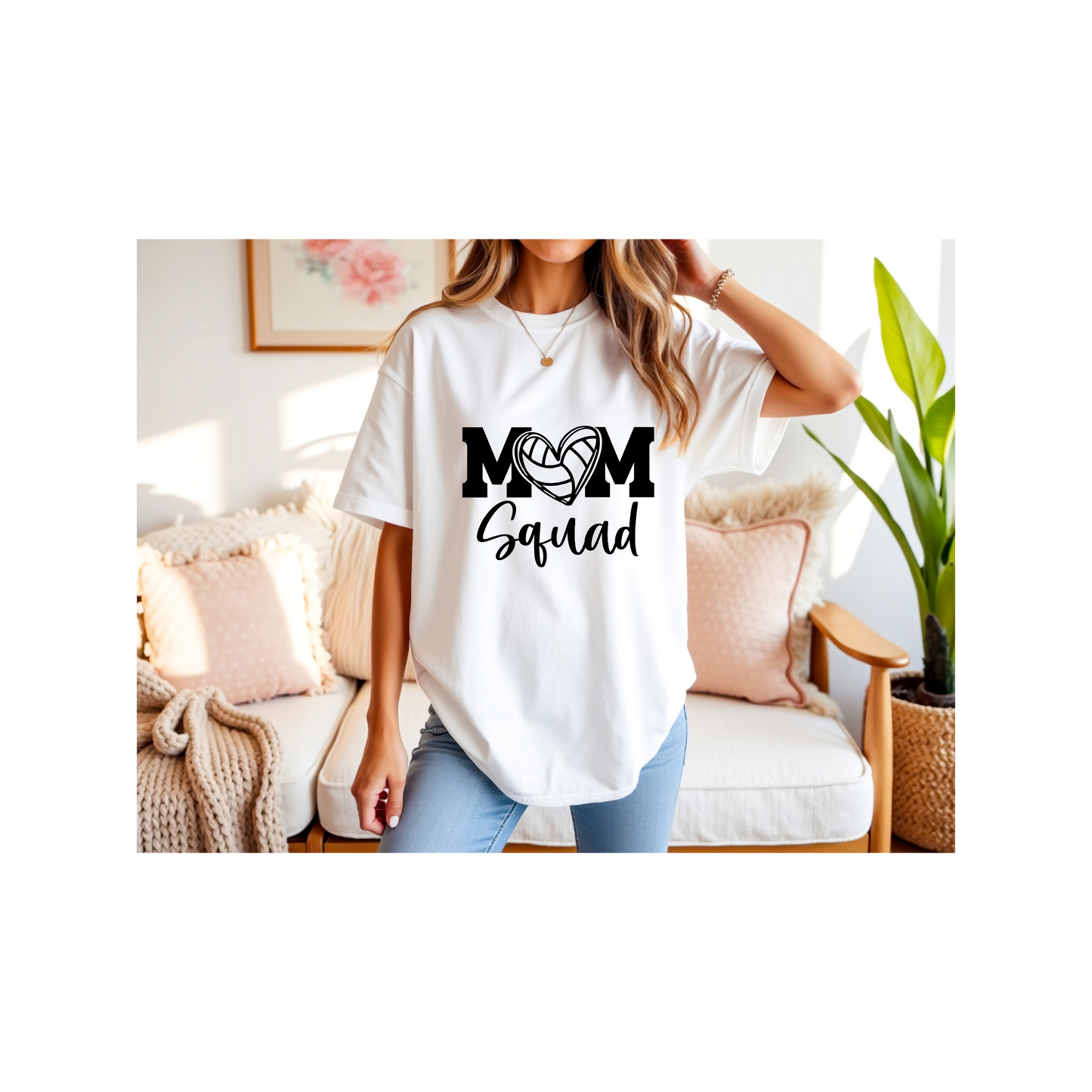 Mom Squad Volleyball T-Shirt