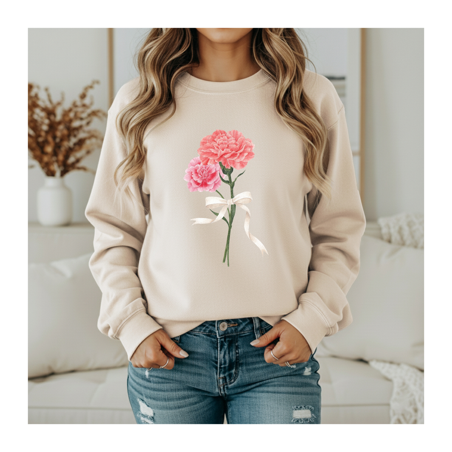 Floral Charm Crewneck