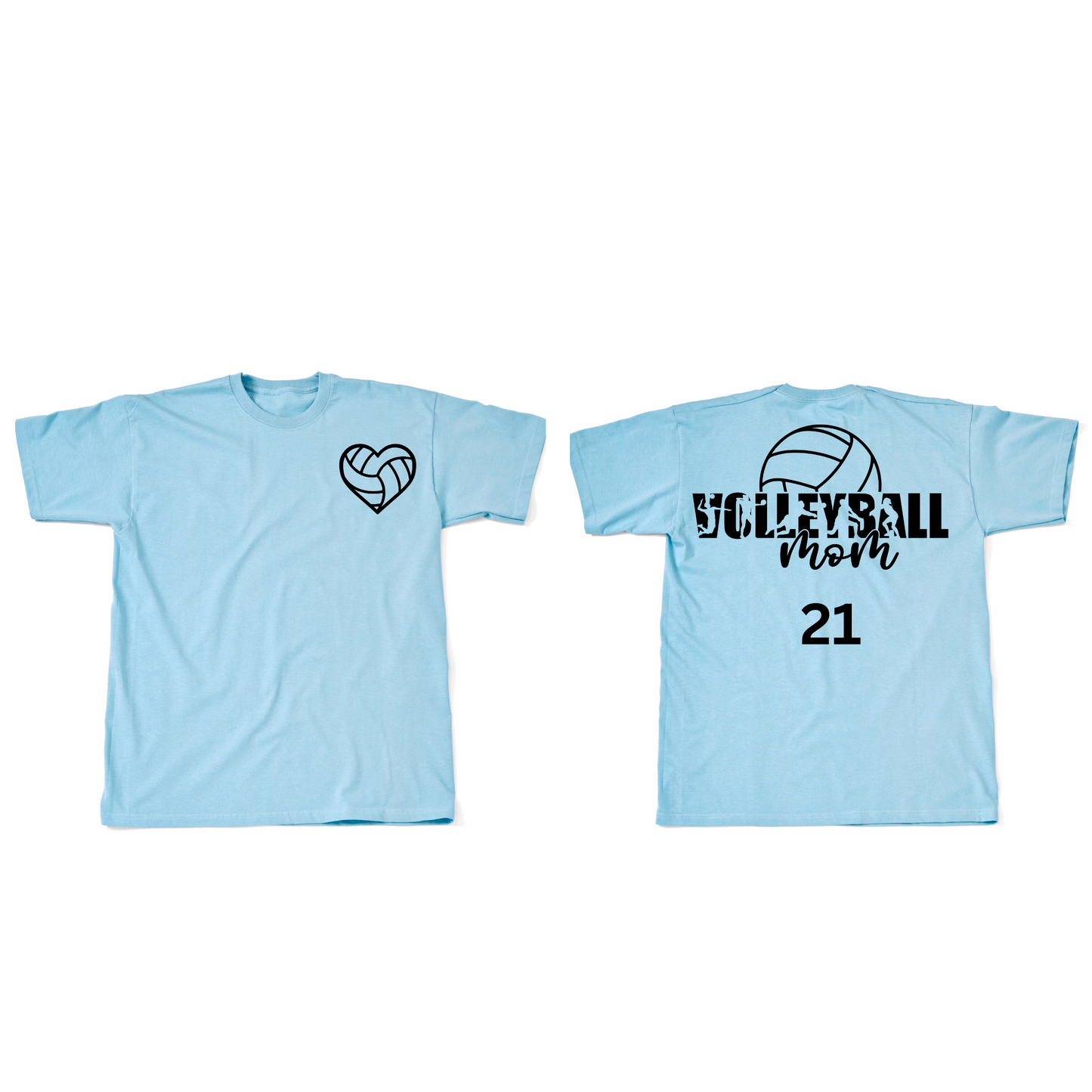 Custom Volleyball Mom T-Shirt