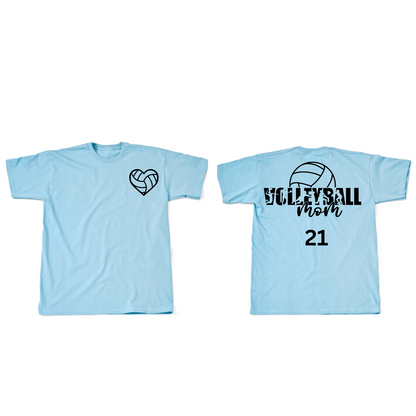 Custom Volleyball Mom T-Shirt