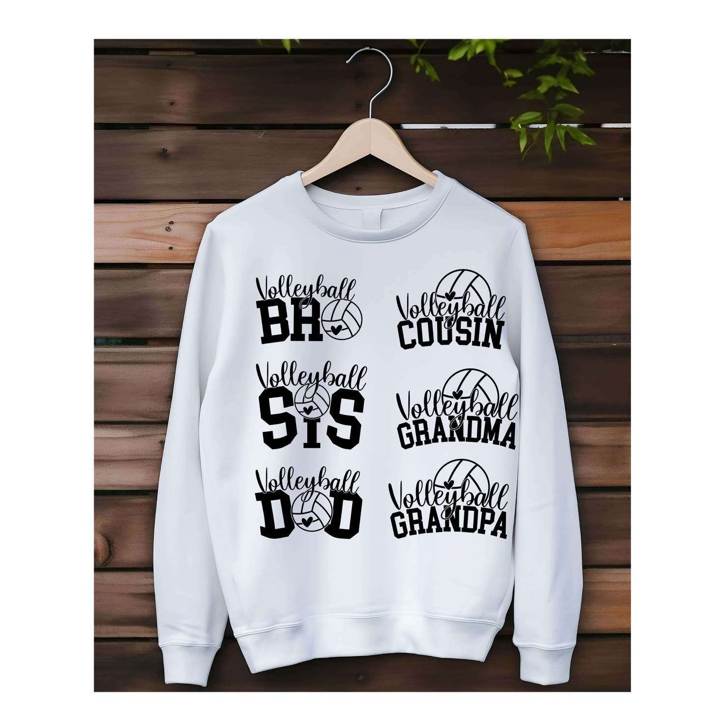 Custom Volleyball Family Sweatshirt