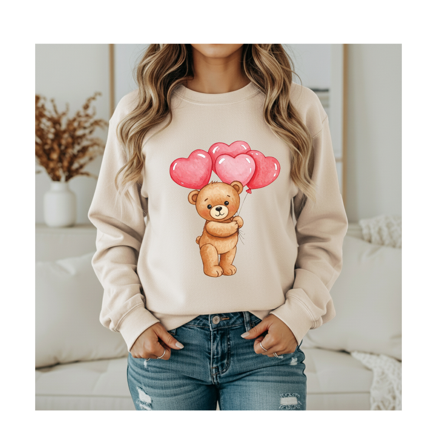 Valentine's Day Bear Crewneck