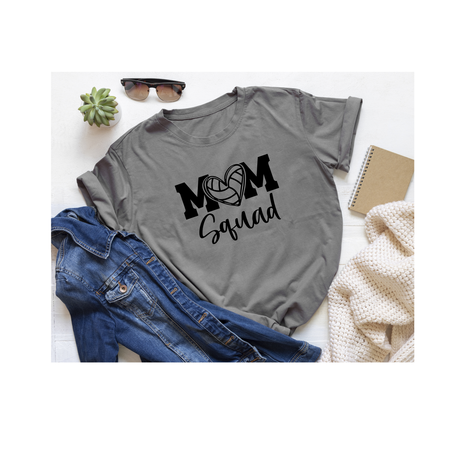 Mom Squad Volleyball T-Shirt