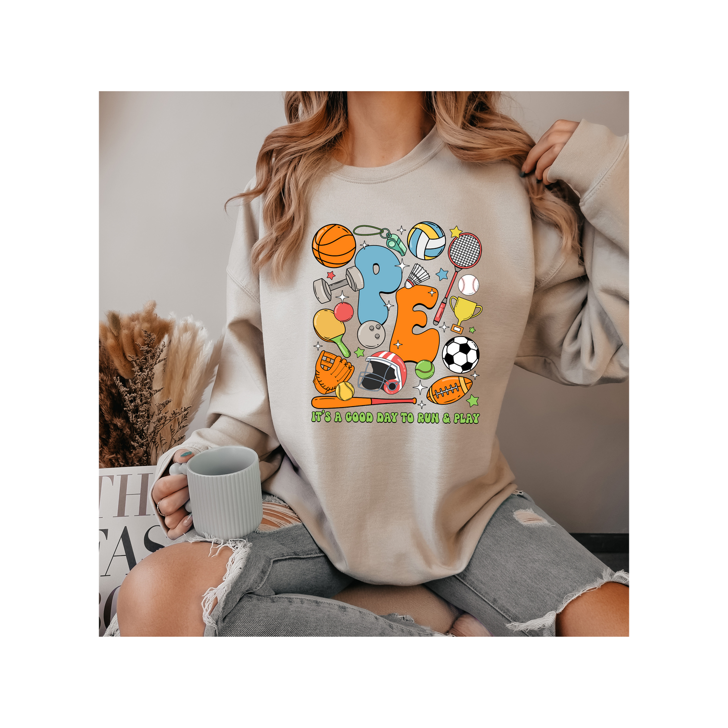 It's A Good Day to Run & Play Crewneck