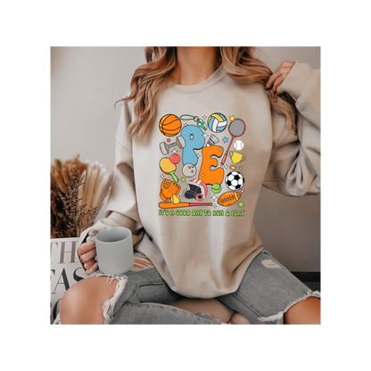 It's A Good Day to Run & Play Crewneck