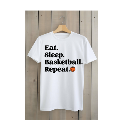 Eat Sleep Basketball Repeat