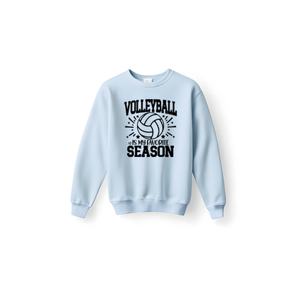 Volleyball Is My Favorite Season Crewneck