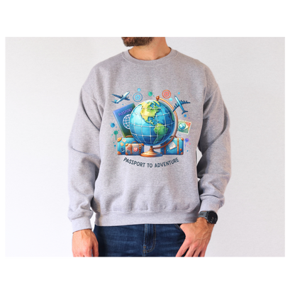 Passport to Adventure Crewneck