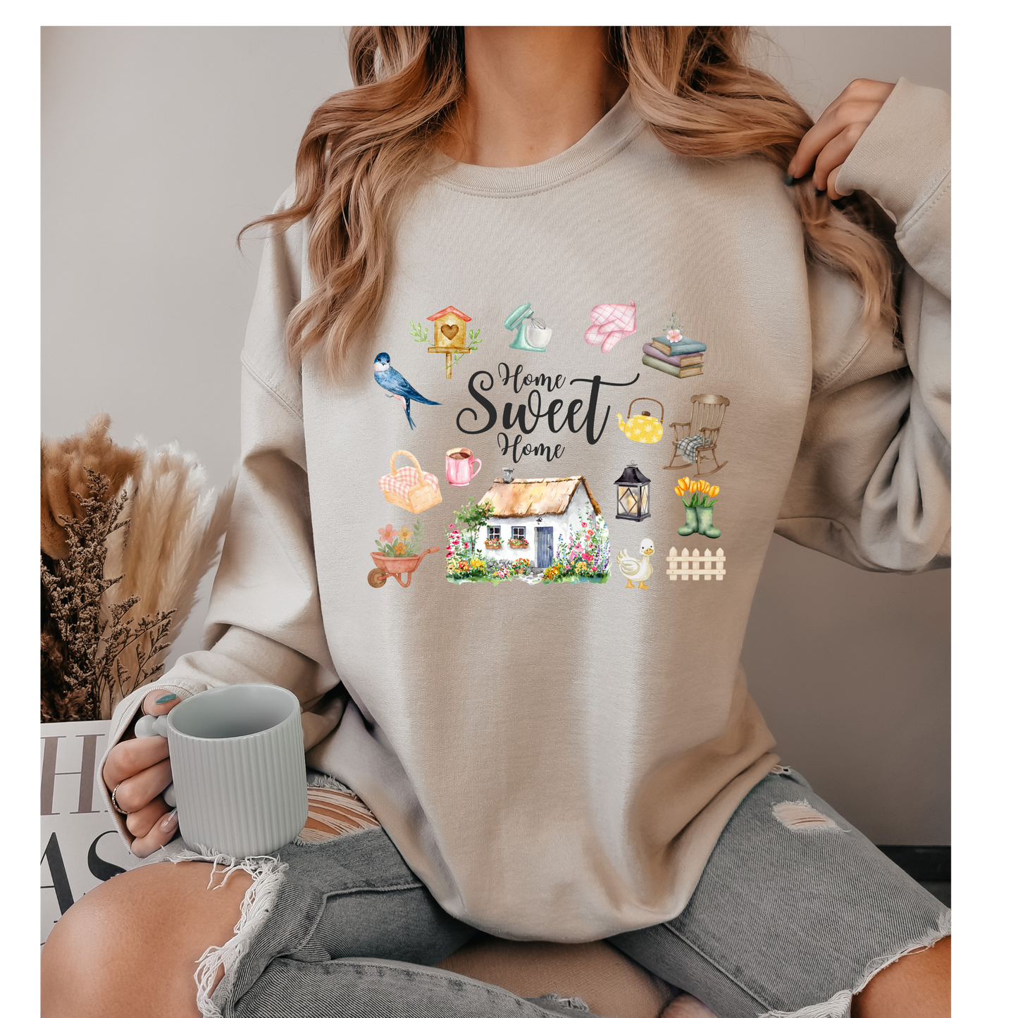 Home Sweet Home Cozy Crewneck