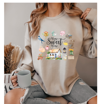Home Sweet Home Cozy Crewneck
