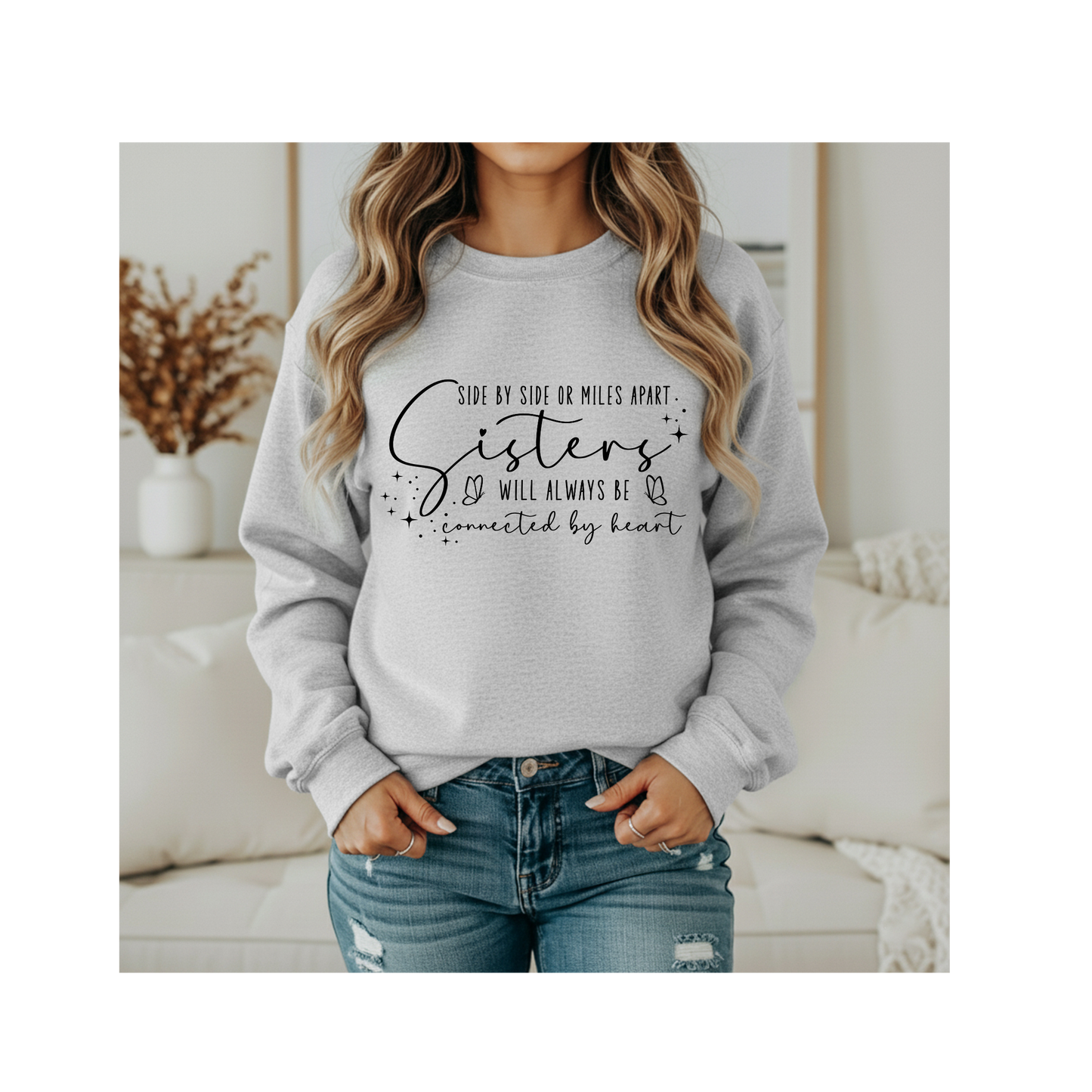 Connected by Heart Crewneck