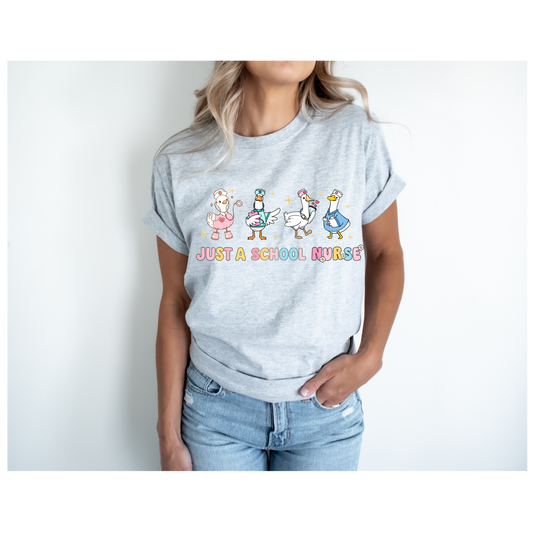 Just a School Nurse T-Shirt