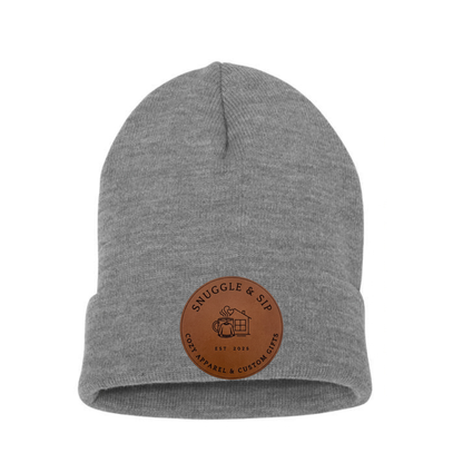 Snuggle & Sip Cuffed Knit Beanie