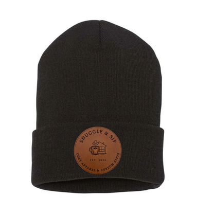 Snuggle & Sip Cuffed Knit Beanie