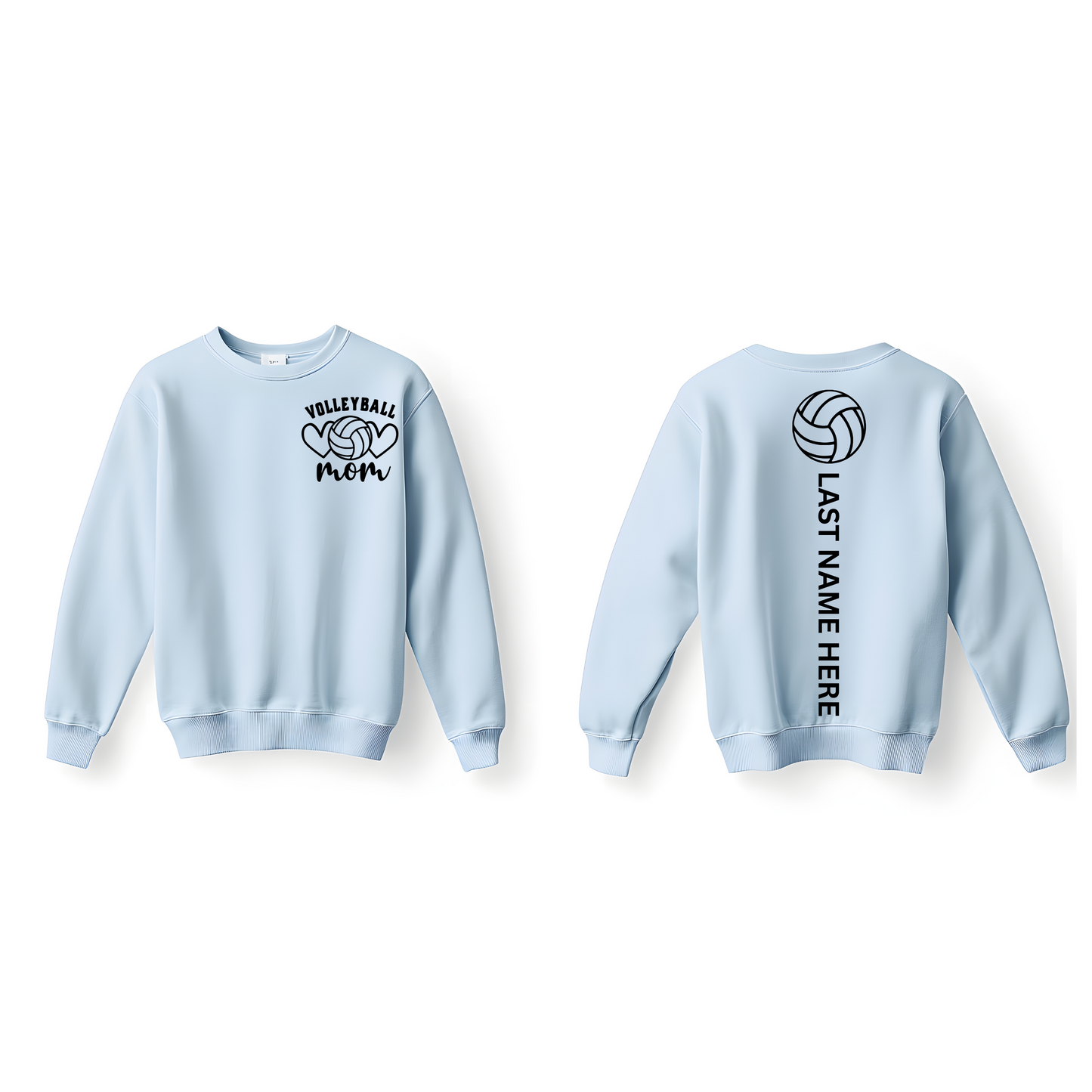 Volleyball Mom Volleyball Crewneck