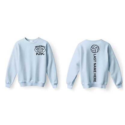 Volleyball Mom Volleyball Crewneck