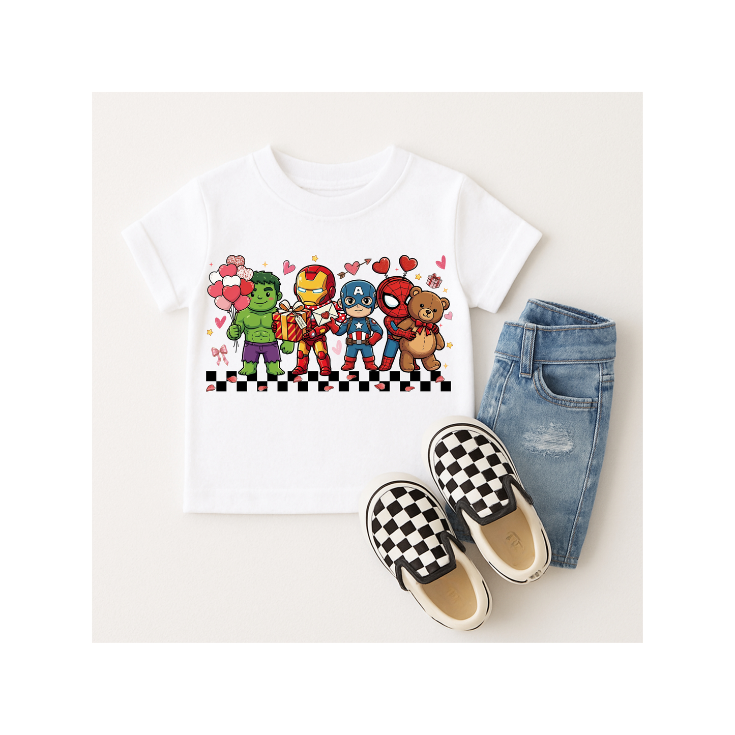 Valentine's Day Avengers T-Shirt