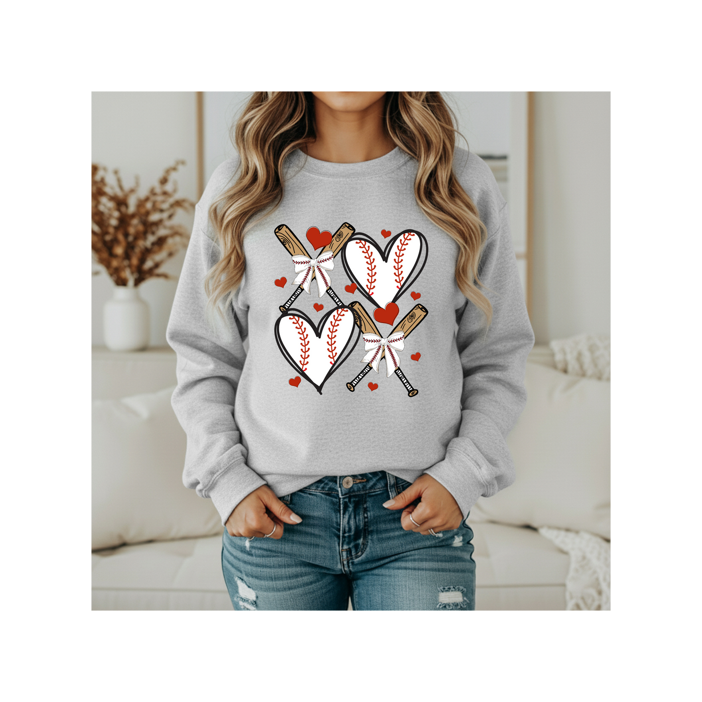 Love & Baseball Crewneck