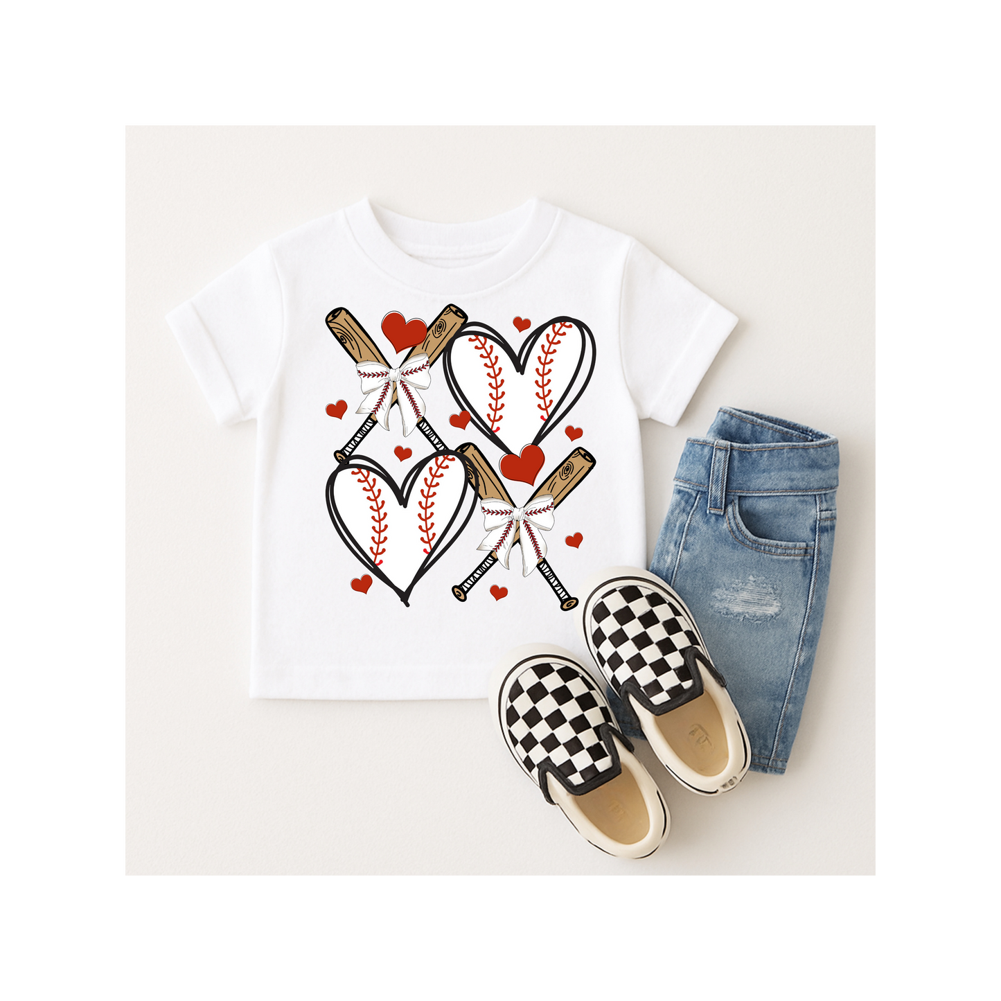 Valentine's Day Baseball T-Shirt