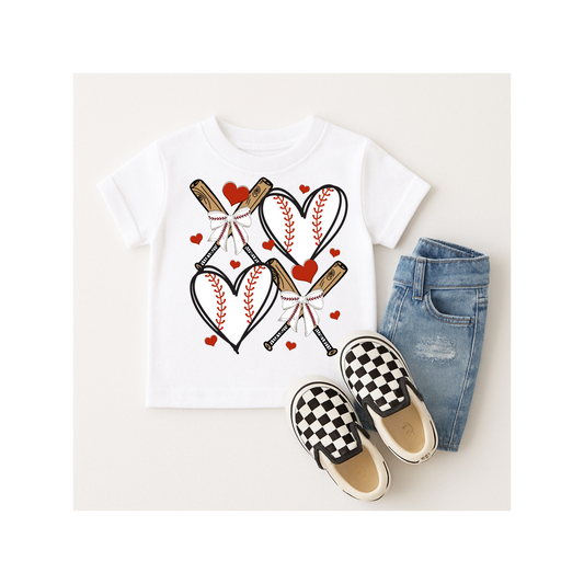 Valentine's Day Baseball T-Shirt