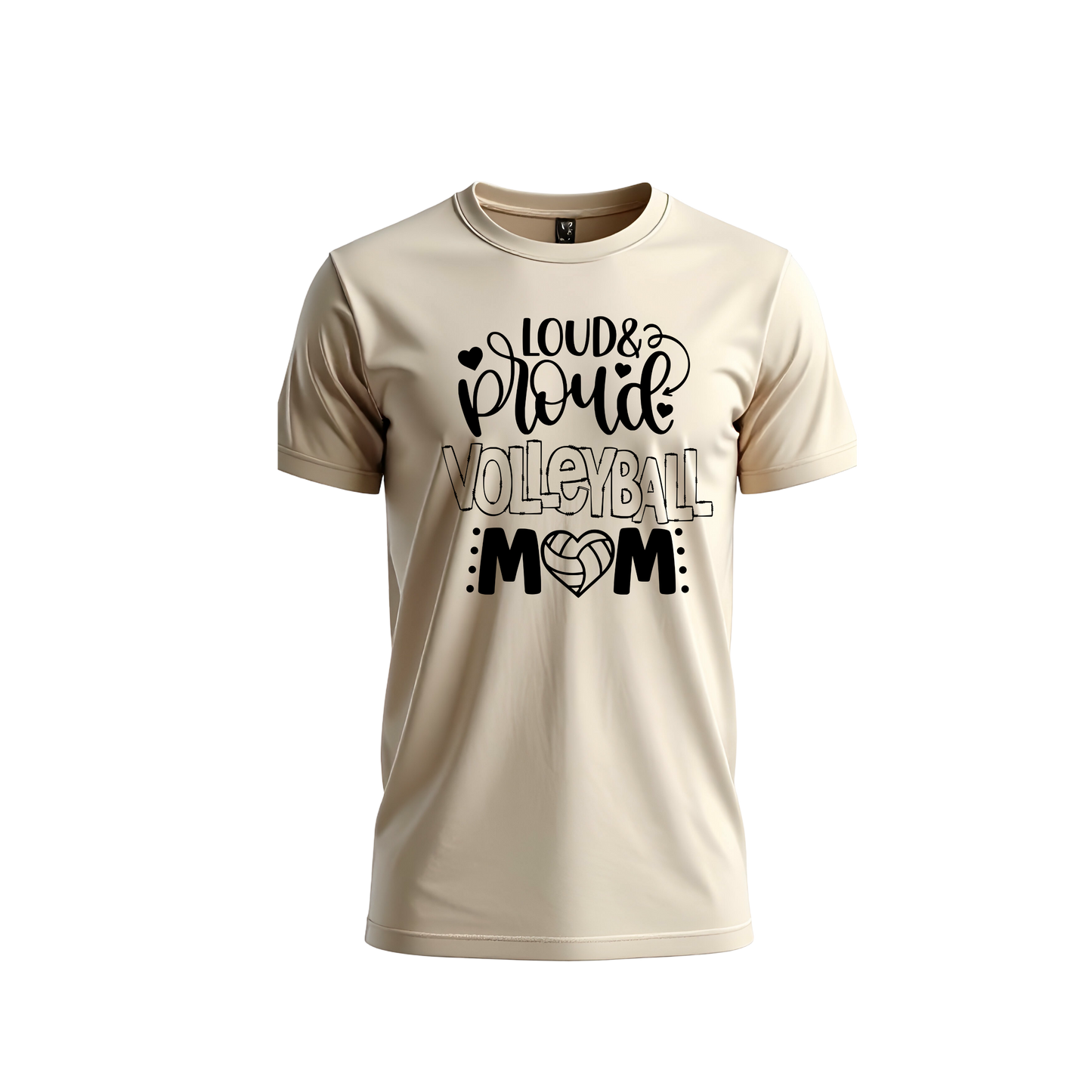 Loud, Proud, Volleyball Mom T-Shirt