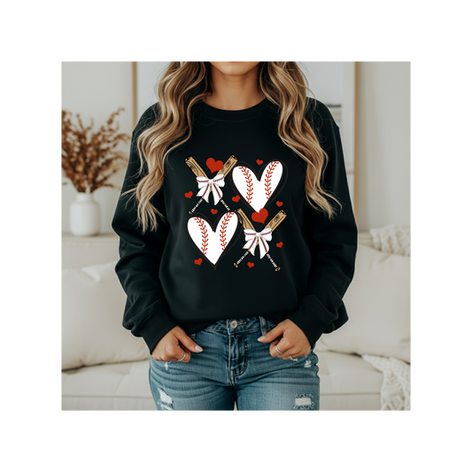 Love & Baseball Crewneck
