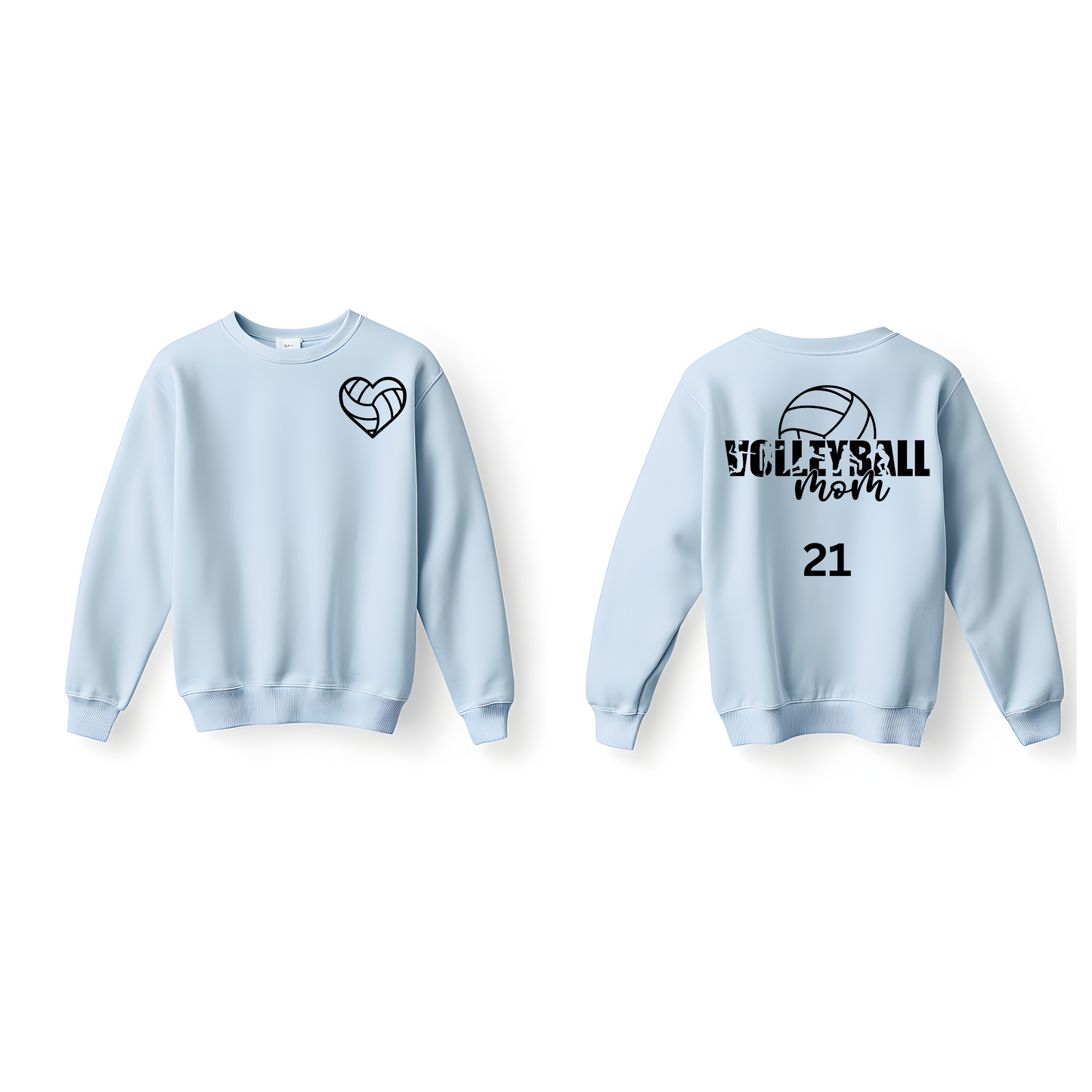 Love for My Favorite Volleyball Player Crewneck