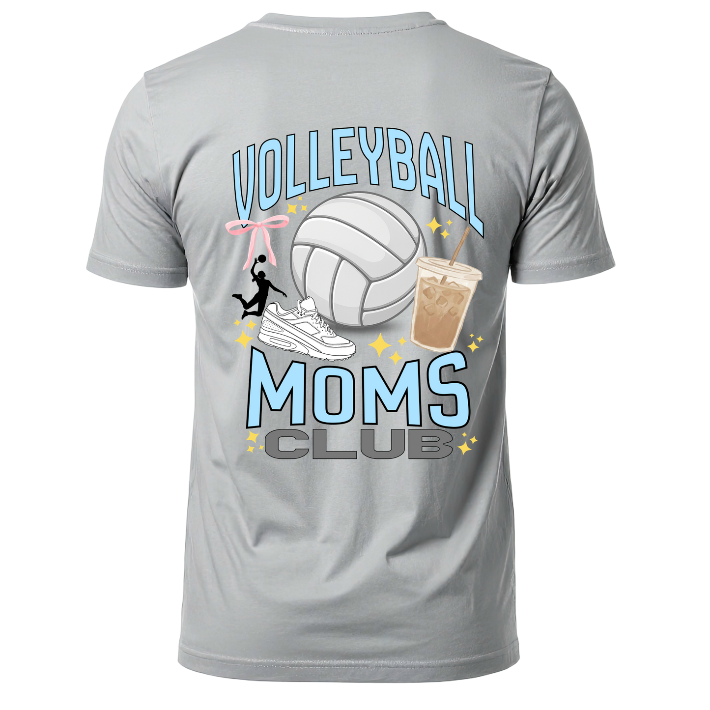 Bleacher Bestie Volleyball Moms Club T-Shirt
