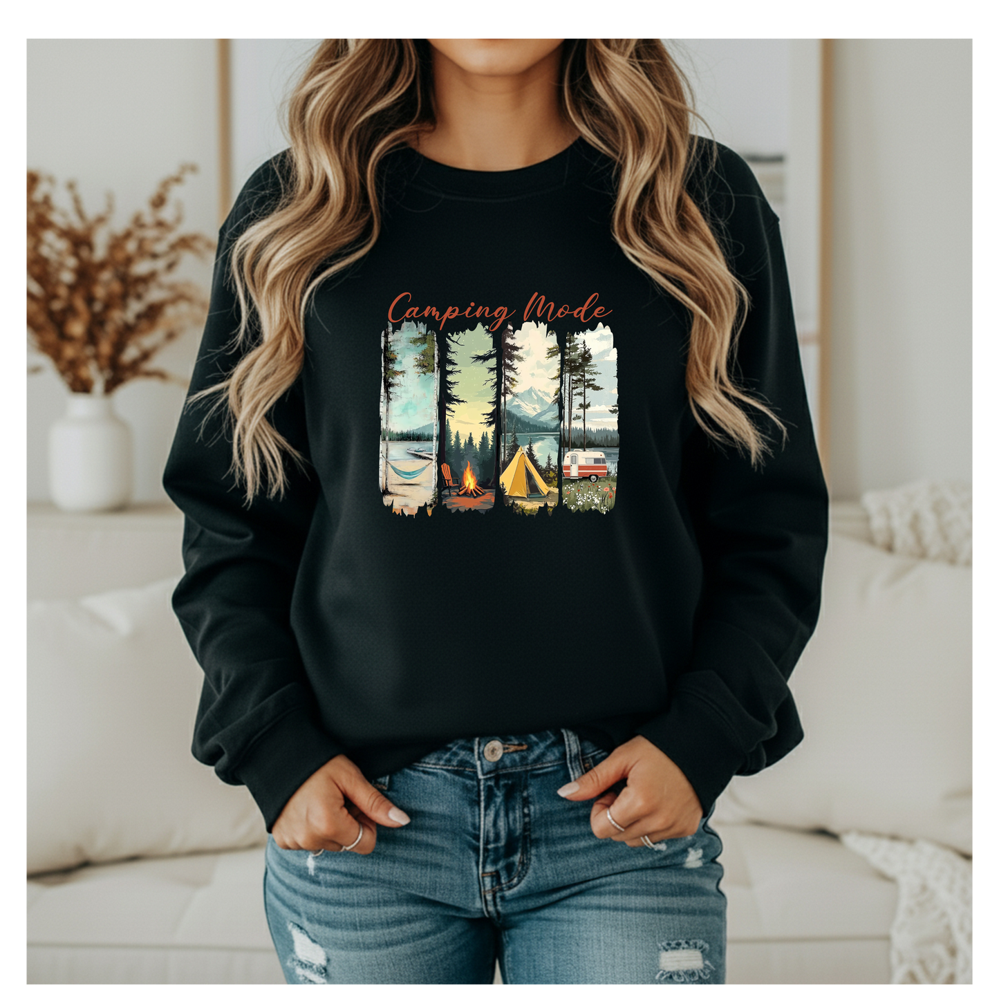 Camping Mode Crewneck