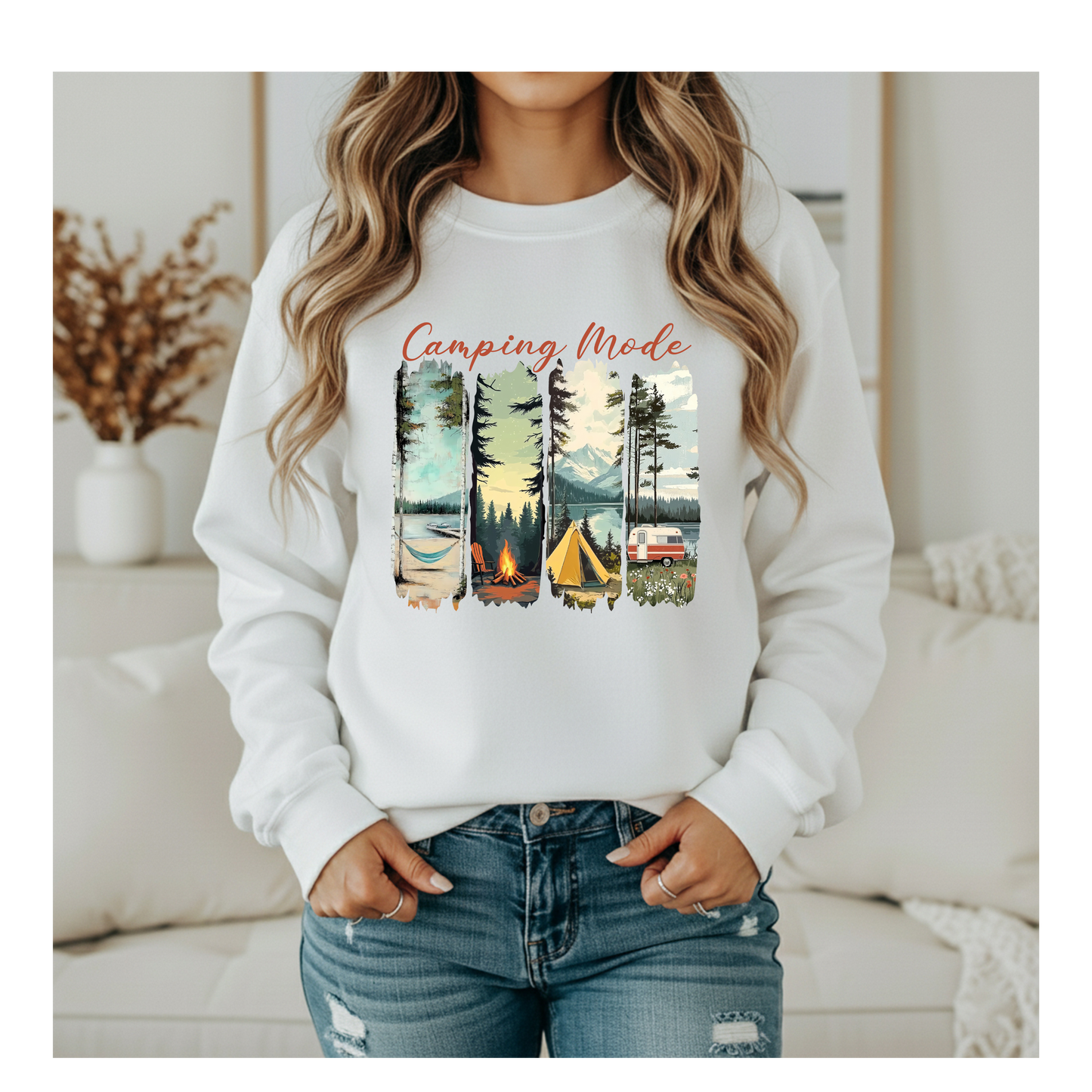 Camping Mode Crewneck