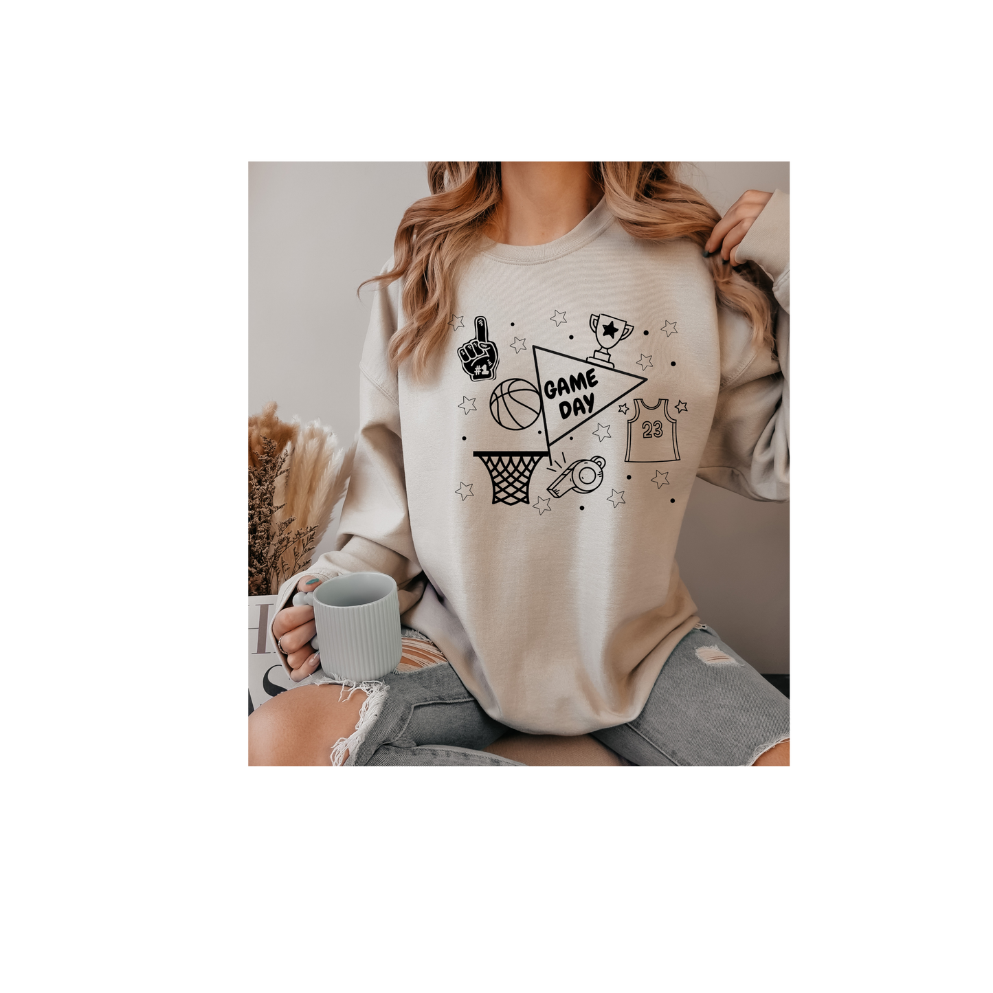 Game Day Collage Crewneck