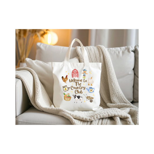 Welcome to The Country Club Tote Bag