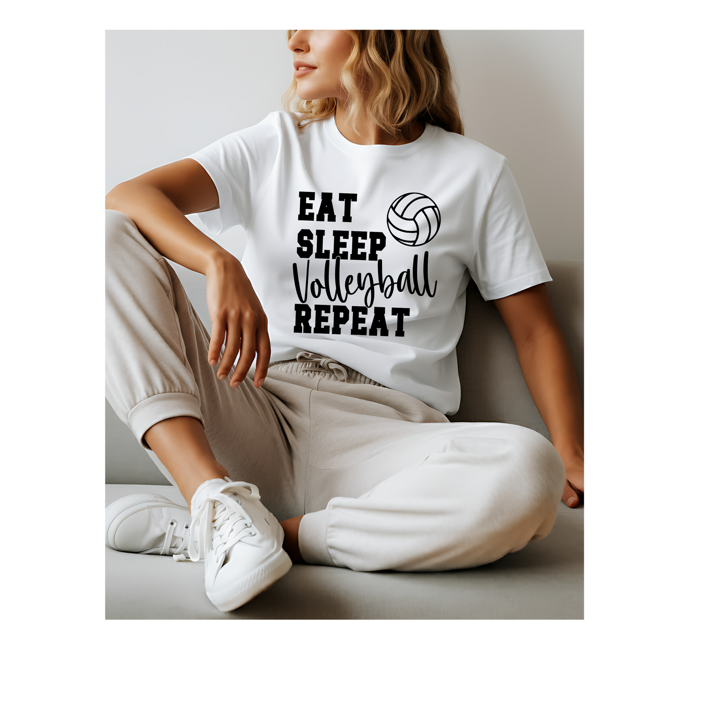 Eat Sleep Volleyball Repeat T-Shirt