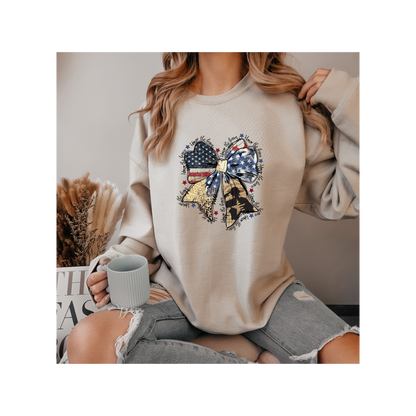 Patriotic Bow Sweater