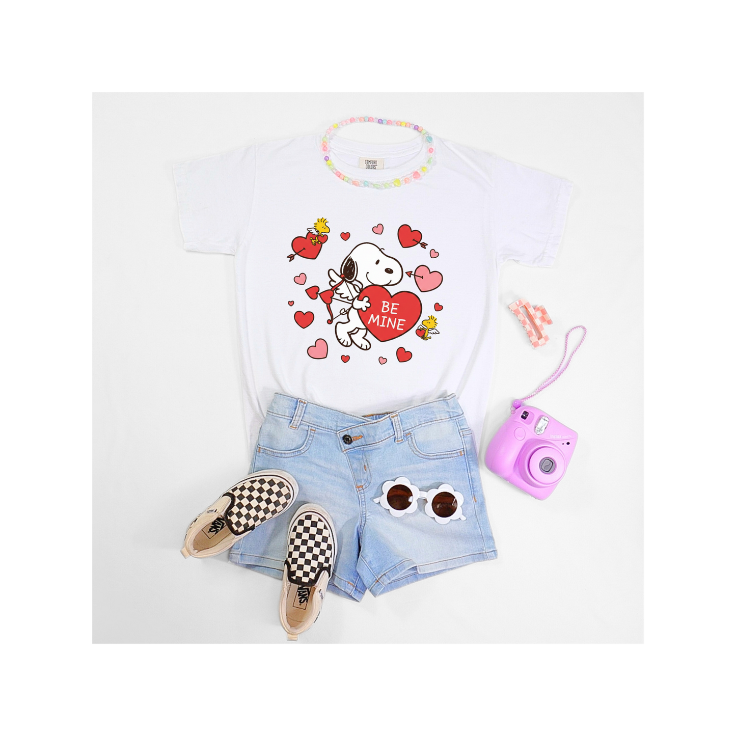 Valentine's Day Snoopy Kids T-Shirt