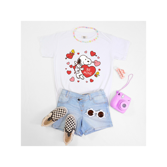 Valentine's Day Snoopy Kids T-Shirt