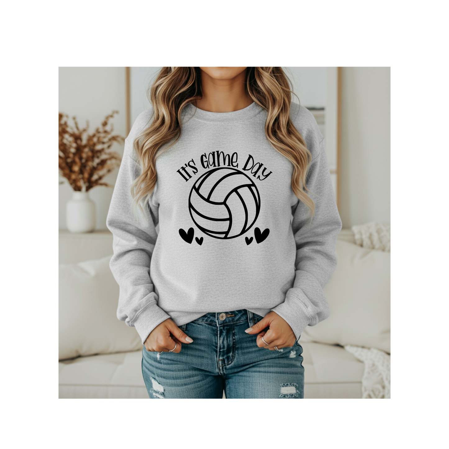 It's Game Day Volleyball Crewneck