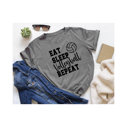 Eat Sleep Volleyball Repeat T-Shirt