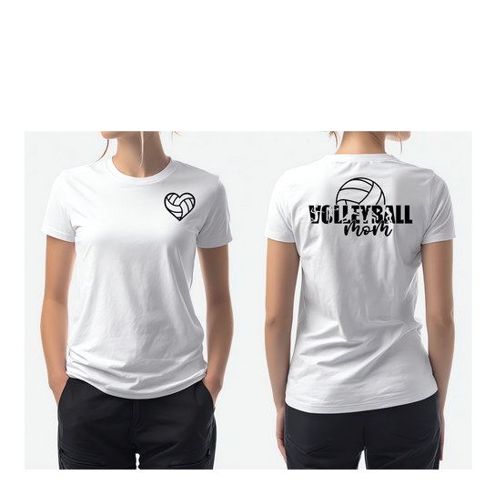 Custom Volleyball Mom T-Shirt