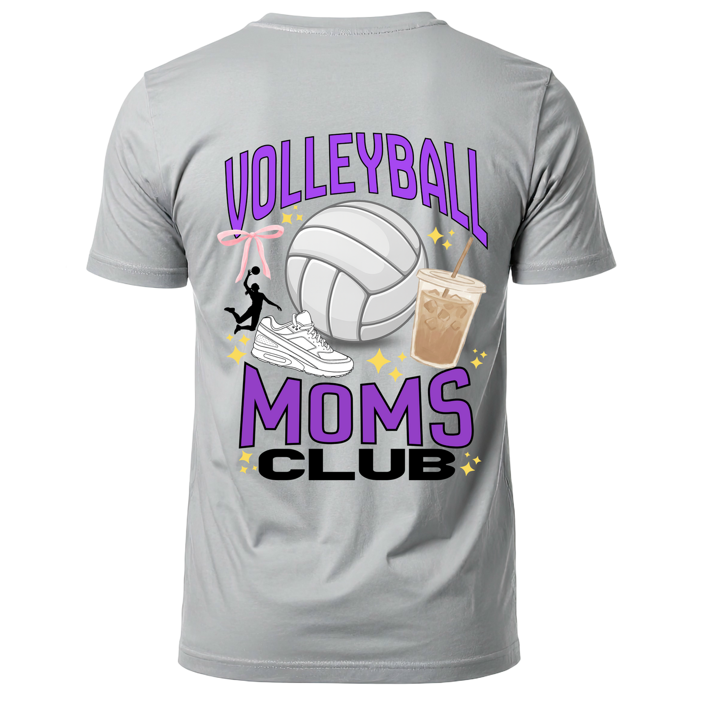 Bleacher Bestie Volleyball Moms Club T-Shirt