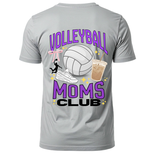 Bleacher Bestie Volleyball Moms Club T-Shirt