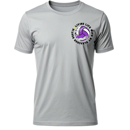 Bleacher Bestie Volleyball Moms Club T-Shirt